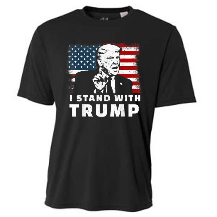 I Stand With Trump Cooling Performance Crew T-Shirt