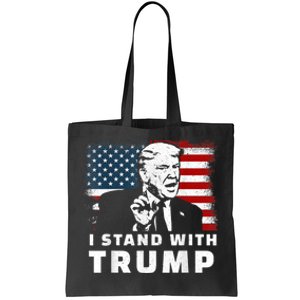 I Stand With Trump Tote Bag