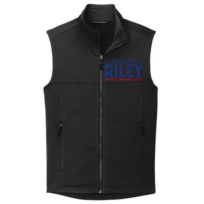 I Stand With Riley Gaines #ProtectWomensSports Collective Smooth Fleece Vest