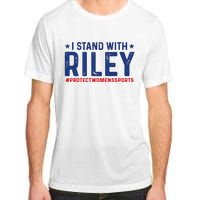 I Stand With Riley Gaines #ProtectWomensSports Adult ChromaSoft Performance T-Shirt