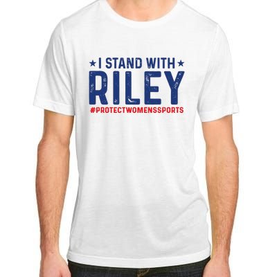 I Stand With Riley Gaines #ProtectWomensSports Adult ChromaSoft Performance T-Shirt