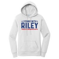 I Stand With Riley Gaines #ProtectWomensSports Women's Pullover Hoodie