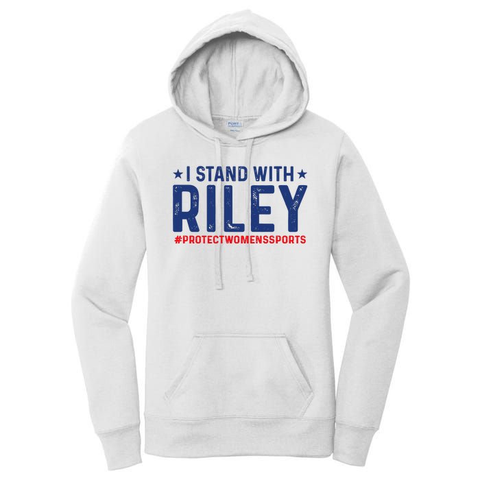 I Stand With Riley Gaines #ProtectWomensSports Women's Pullover Hoodie