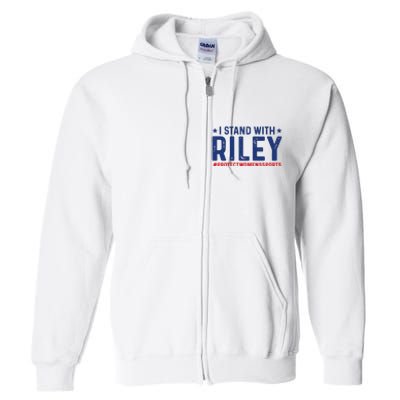 I Stand With Riley Gaines #ProtectWomensSports Full Zip Hoodie