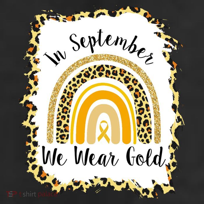 In September We Wear Gold Leopard Rainbow Cool Comfort Performance Bucket Hat