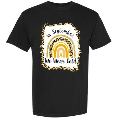 In September We Wear Gold Leopard Rainbow Garment-Dyed Heavyweight T-Shirt