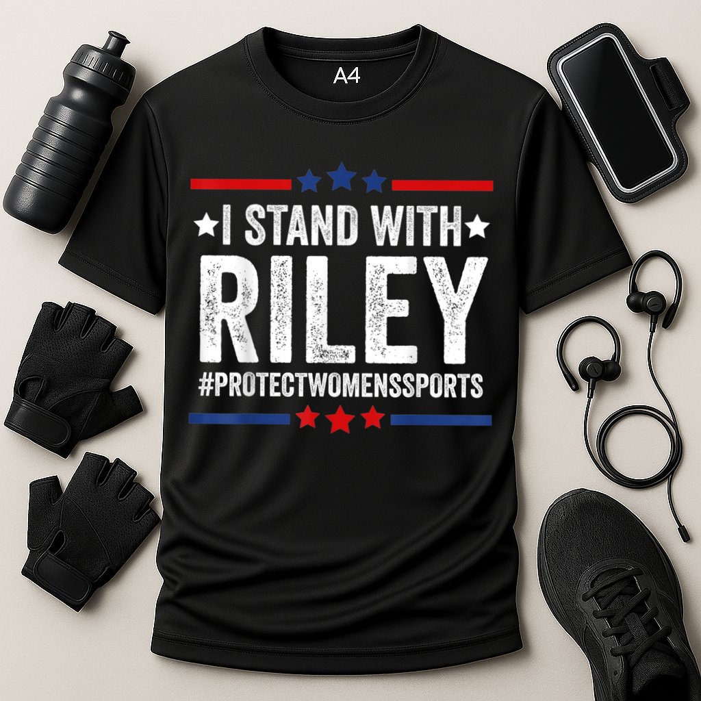 I Stand With Riley Gaines #ProtectWomensSports Cooling Performance Crew T-Shirt
