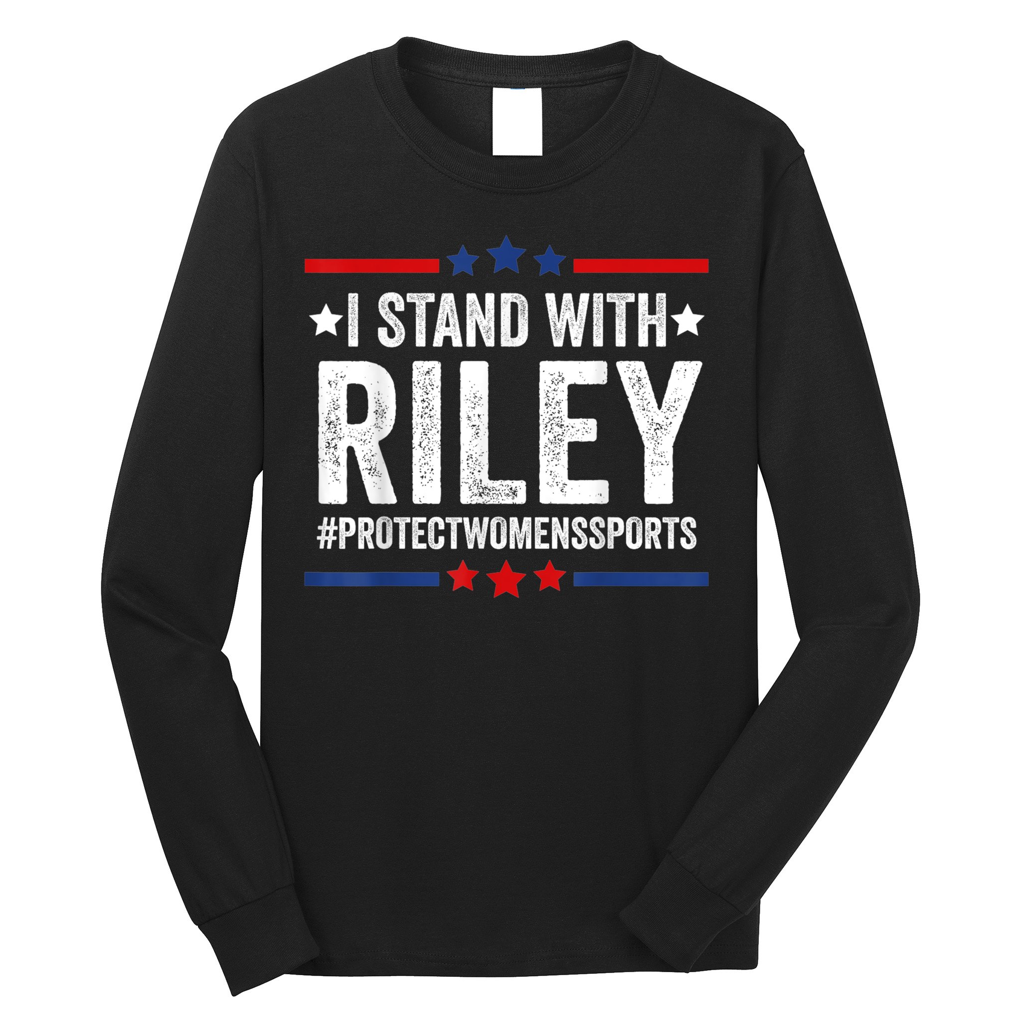 I Stand With Riley Gaines #ProtectWomensSports Long Sleeve Shirt