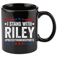 I Stand With Riley Gaines #ProtectWomensSports 11oz C Handle Ceramic Mug
