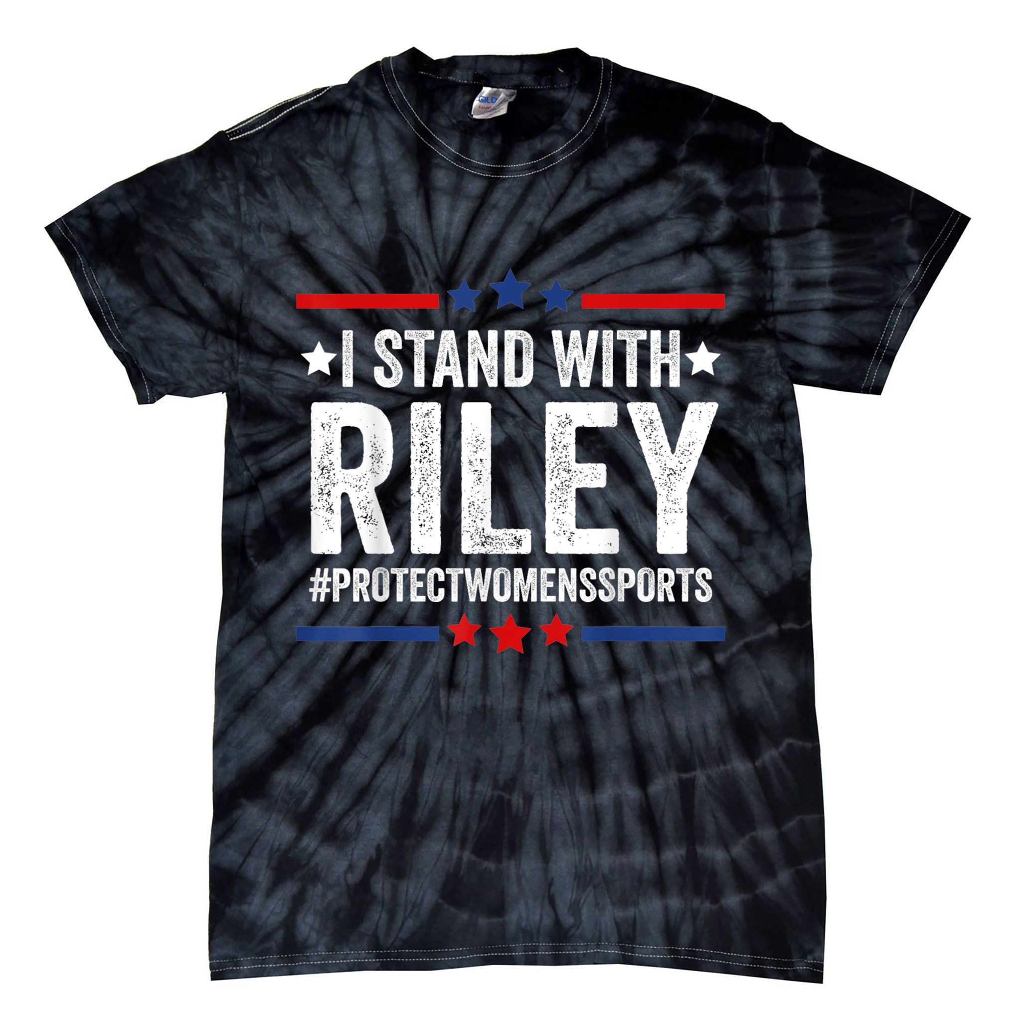 I Stand With Riley Gaines #ProtectWomensSports Tie-Dye T-Shirt