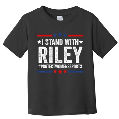 I Stand With Riley Gaines #ProtectWomensSports Toddler T-Shirt