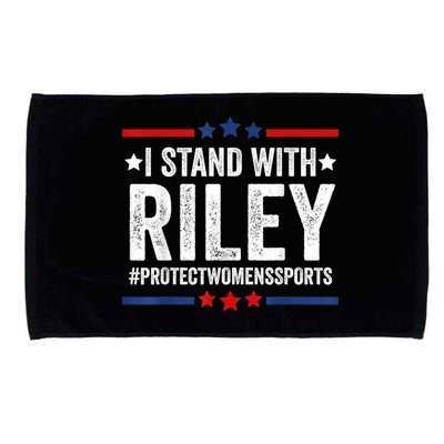I Stand With Riley Gaines #ProtectWomensSports Microfiber Hand Towel