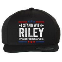 I Stand With Riley Gaines #ProtectWomensSports Wool Snapback Cap