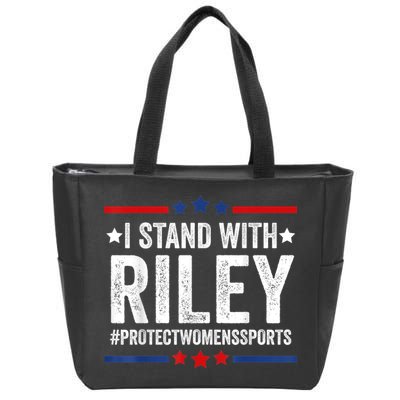 I Stand With Riley Gaines #ProtectWomensSports Zip Tote Bag