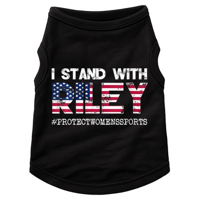 I Stand With Riley Gaines #ProtectWomensSports Doggie Tank