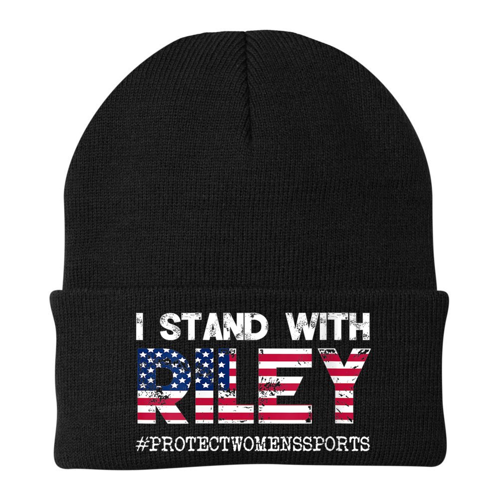 I Stand With Riley Gaines #ProtectWomensSports Beanie