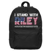I Stand With Riley Gaines #ProtectWomensSports 16 in Basic Backpack