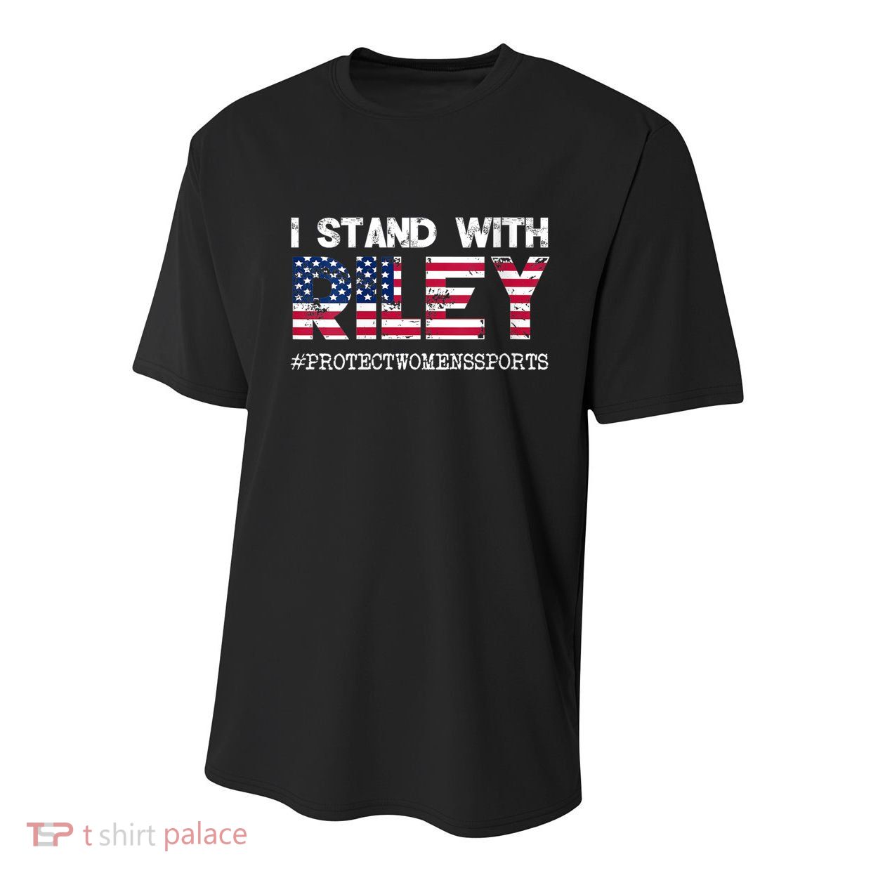 I Stand With Riley Gaines #ProtectWomensSports Youth Performance Sprint T-Shirt