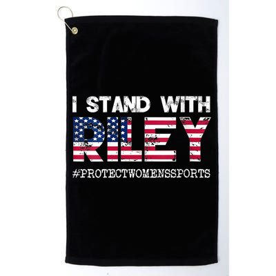 I Stand With Riley Gaines #ProtectWomensSports Golf Towel