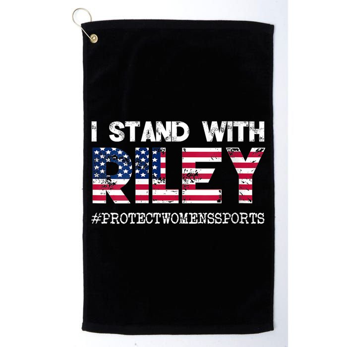 I Stand With Riley Gaines #ProtectWomensSports Golf Towel