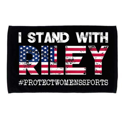 I Stand With Riley Gaines #ProtectWomensSports Microfiber Hand Towel