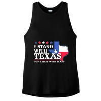 I Stand With Texas 2024 Don’T Mess With Texas Ladies PosiCharge Tri-Blend Wicking Tank