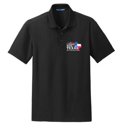 I Stand With Texas 2024 Don’T Mess With Texas Dry Zone Grid Polo