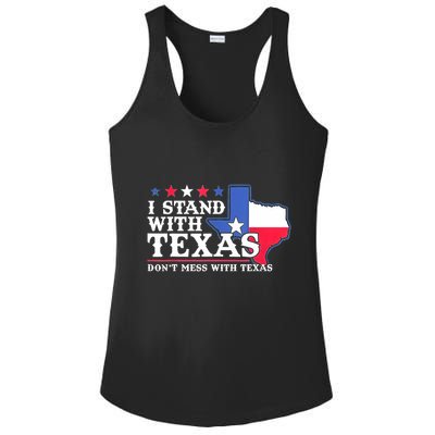 I Stand With Texas 2024 Don’T Mess With Texas Ladies PosiCharge Competitor Racerback Tank