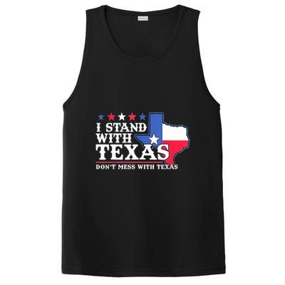 I Stand With Texas 2024 Don’T Mess With Texas PosiCharge Competitor Tank