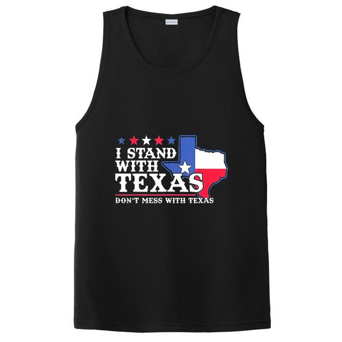 I Stand With Texas 2024 Don’T Mess With Texas PosiCharge Competitor Tank