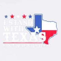 I Stand With Texas 2024 Don’T Mess With Texas Garment-Dyed Sweatshirt