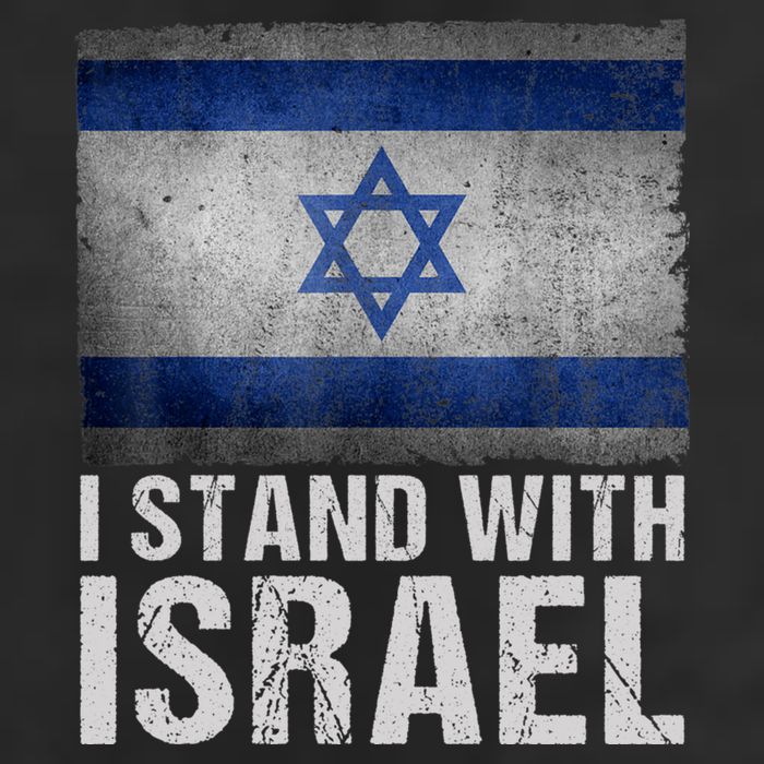 I Stand With Israel 7 Panel Mesh Trucker Snapback Hat