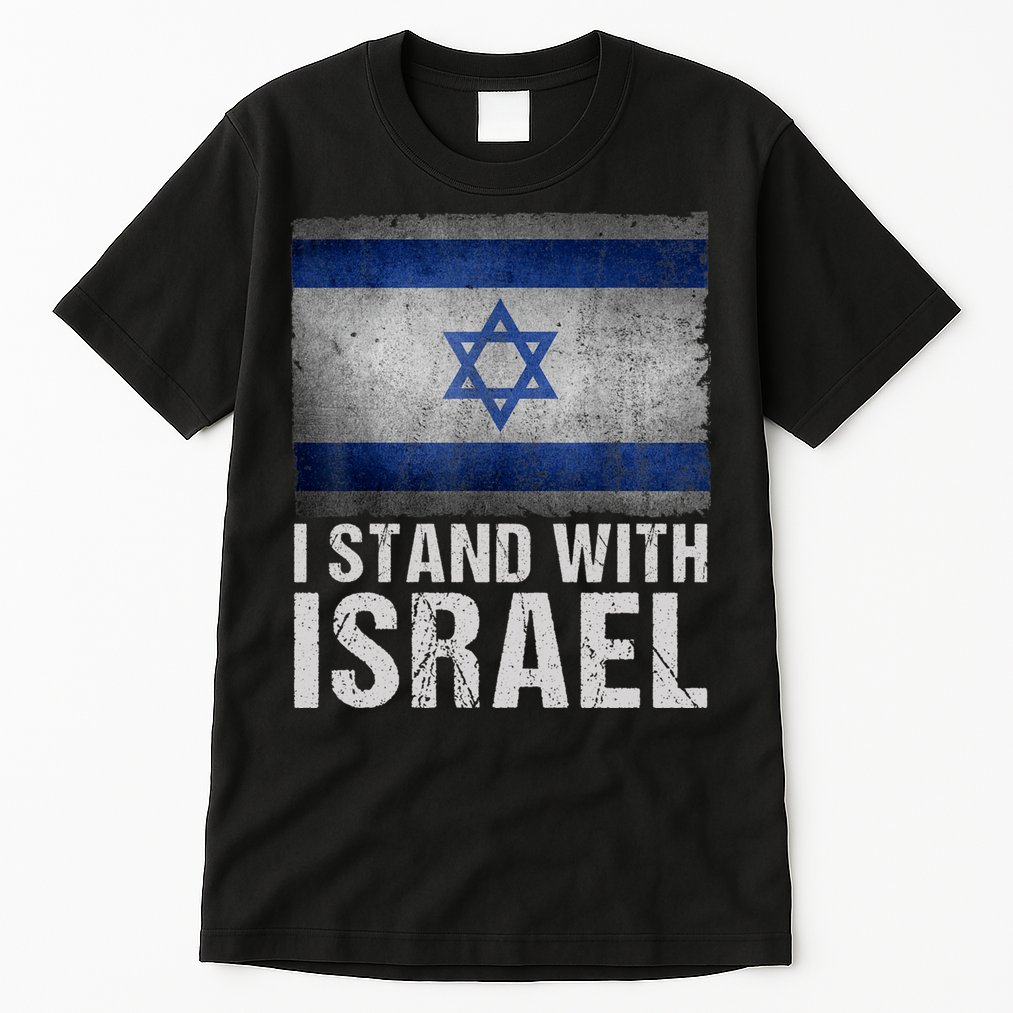 I Stand With Israel Tall T-Shirt