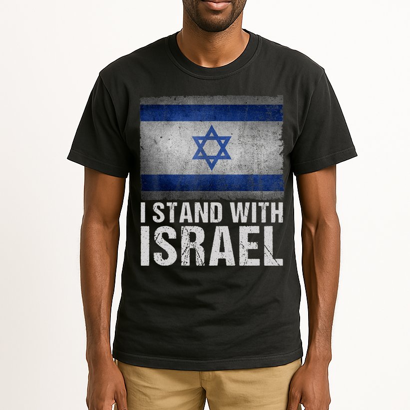 I Stand With Israel Tall T-Shirt
