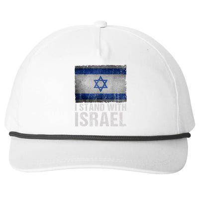 I Stand With Israel Snapback Five-Panel Rope Hat