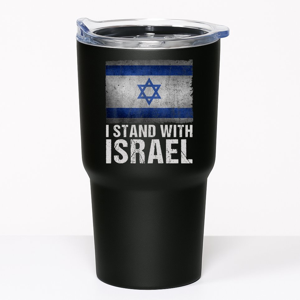 I Stand With Israel Tumbler