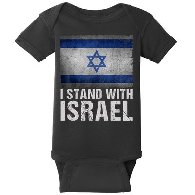 I Stand With Israel Baby Bodysuit