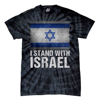 I Stand With Israel Tie-Dye T-Shirt