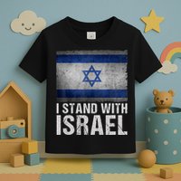I Stand With Israel Toddler T-Shirt