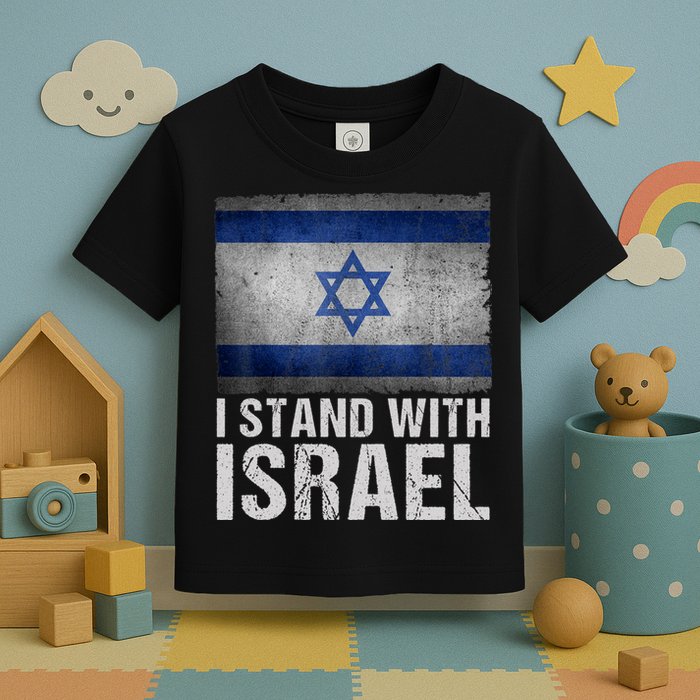 I Stand With Israel Toddler T-Shirt