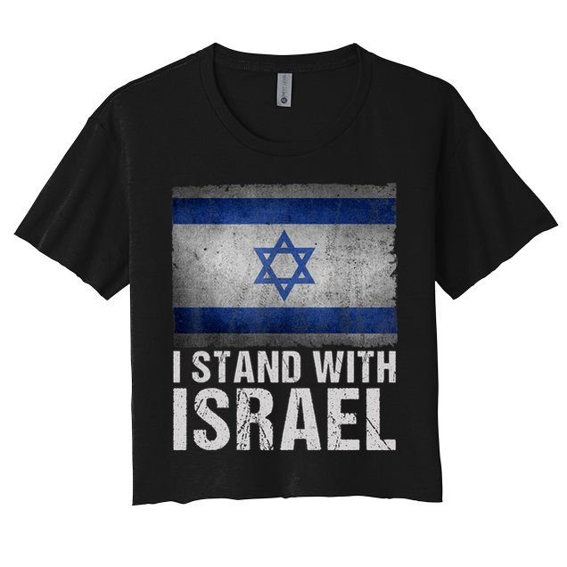 I Stand With Israel Crop Top
