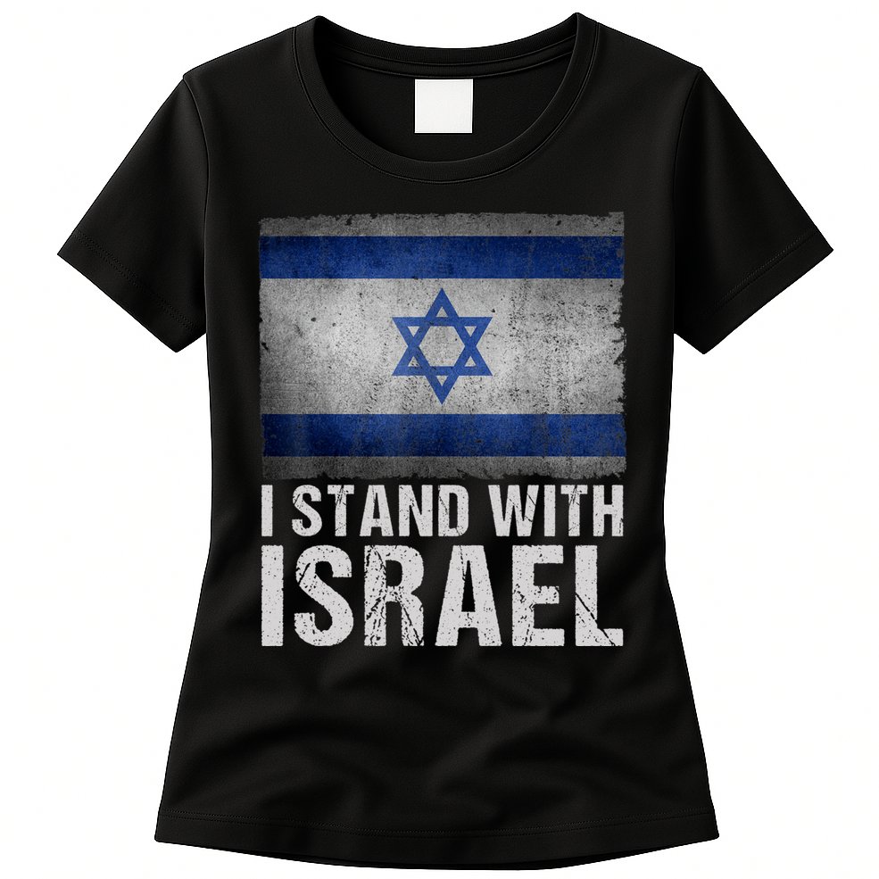 I Stand With Israel Womens T-Shirt