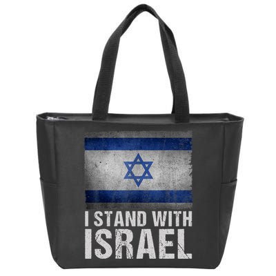 I Stand With Israel Zip Tote Bag
