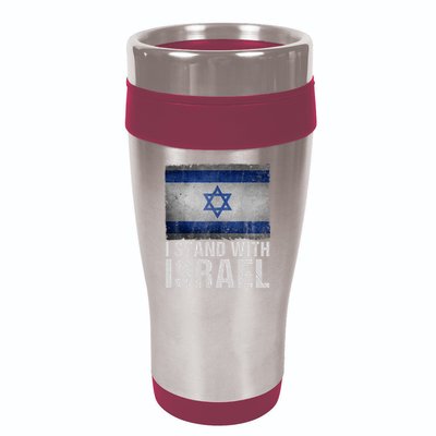 I Stand With Israel 16oz Travel Tumbler
