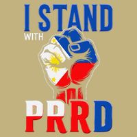I Stand With PRRD Philippine Flag Support Button
