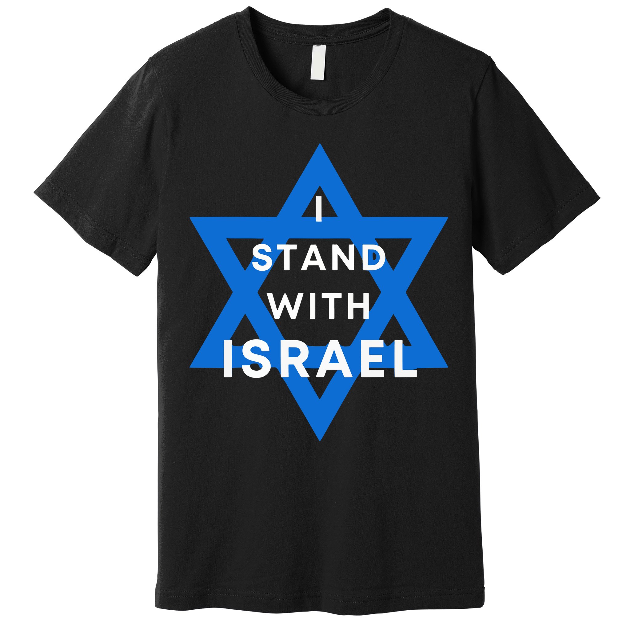 I Stand With Israel Support Black Premium T-Shirt