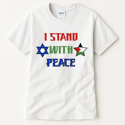 i stand with peace palestine israel Tall T-Shirt