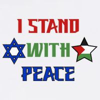 i stand with peace palestine israel 11oz C Handle Ceramic Mug