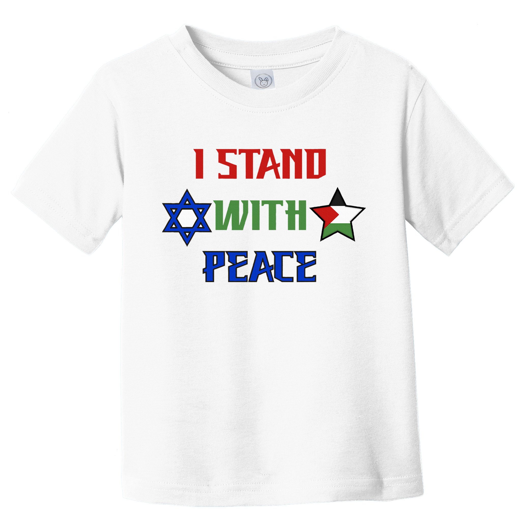i stand with peace palestine israel Toddler T-Shirt