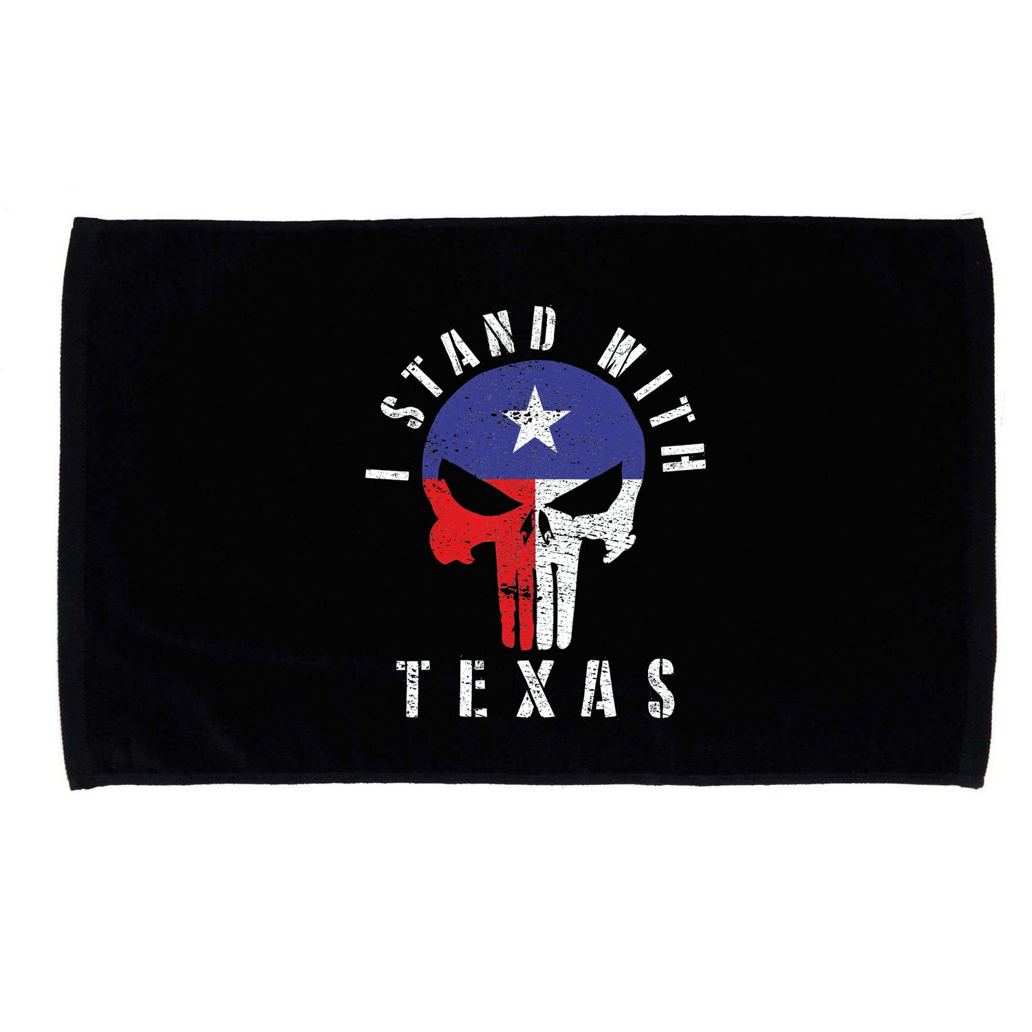 I Stand With Texas Flag Usa State Of Texas Microfiber Hand Towel